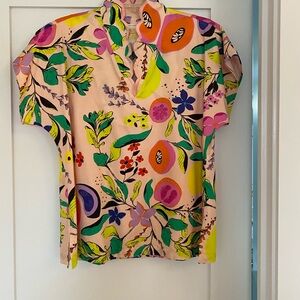 Colorful Floral Blouse